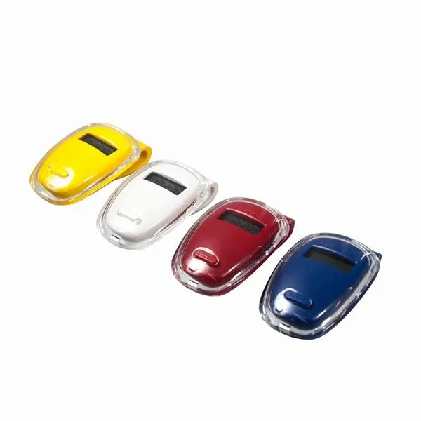 Lcd Display Counter Walking Pedometer With Clip