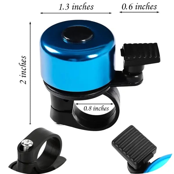 Aluminum Bike Ring Bells Loud Crisp Clear Bicycle Handlebars