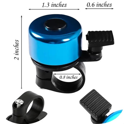 Aluminum Bike Ring Bells Loud Crisp Clear Bicycle Handlebars