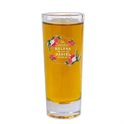 Custom Clear Tall Shooter Glasses- 2 Oz.