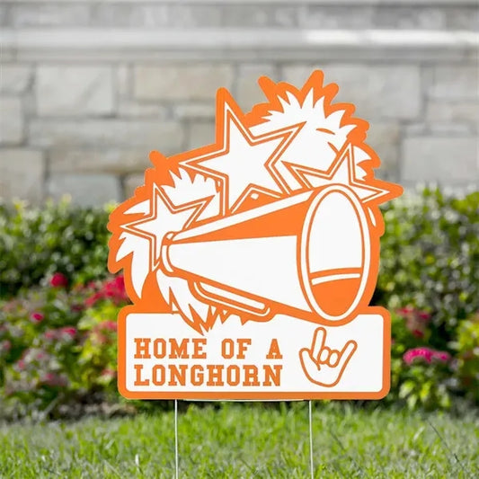 Cheerleader Mega Phone Yard Signs