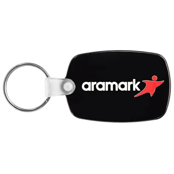 Oval Soft Plastic Keychains