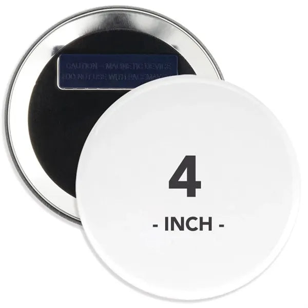 4 Inch Round Wearable Clothing Magnet Buttons