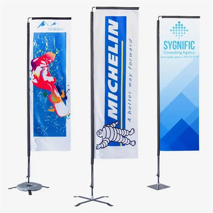 Custom 5' X 2.5' Small Rectangle Flag Banners