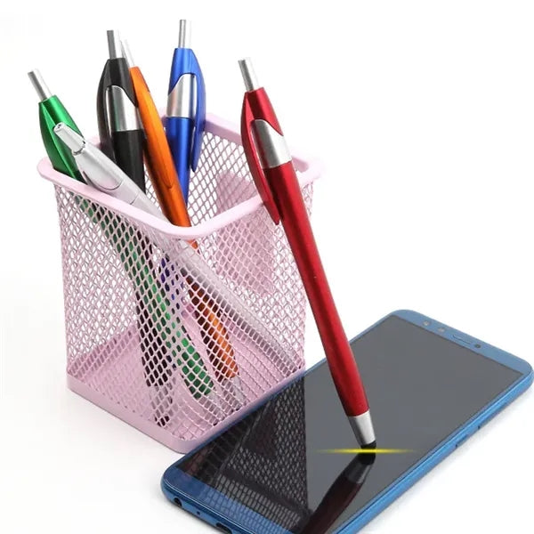 Capacitive 2 in 1 Ballpoint Pen with Stylus Tip Black Ink