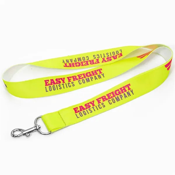 Fluorescent Neon Full Color Lanyards