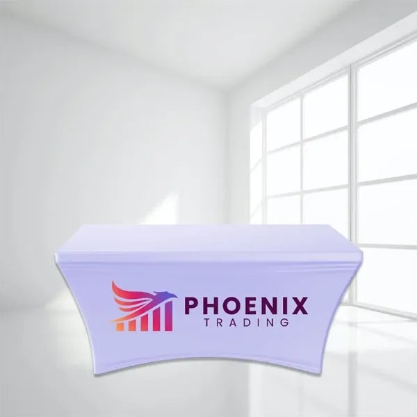 6FT Stretch Spandex Trade Show Table Cover - Full Color I...