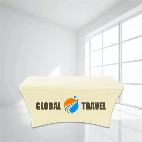 8FT Stretch Spandex Trade Show Table Cover - Full Color I...
