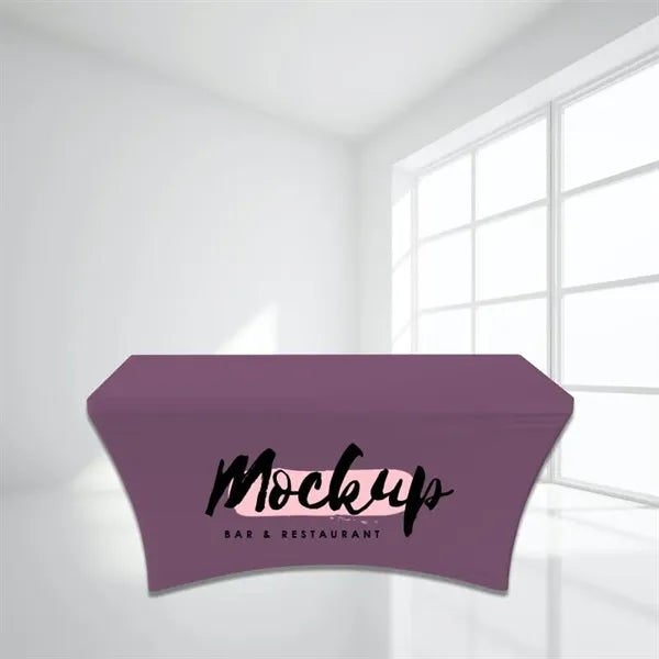 4FT Stretch Spandex Trade Show Table Cover - Full Color I...