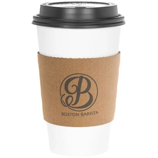 Custom Traditional Natural Kraft Cup Sleeves