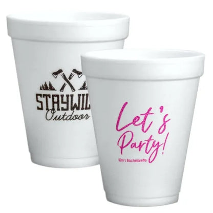 Custom 10 Oz. Foam Cups