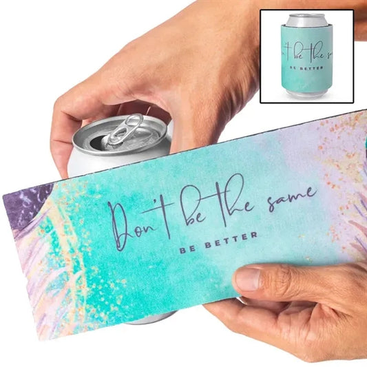 Full Color Slap Wrap Can Sleeves