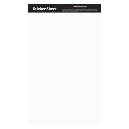 Ultra Removable Sticker Sheet 11.5" x 7" Custom Shapes