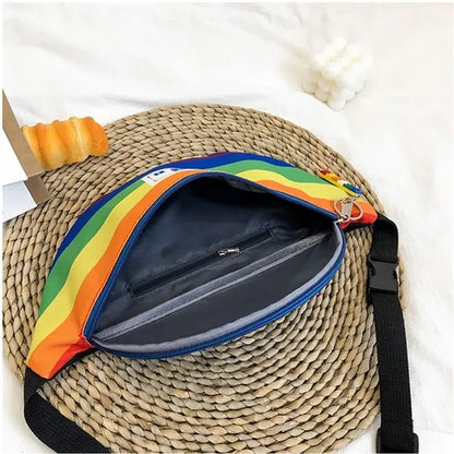 12.60" x 3.54" x5.51" Nylon Waist Bag Polyester LGBTQ