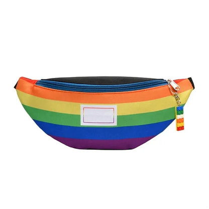 12.60" x 3.54" x5.51" Nylon Waist Bag Polyester LGBTQ