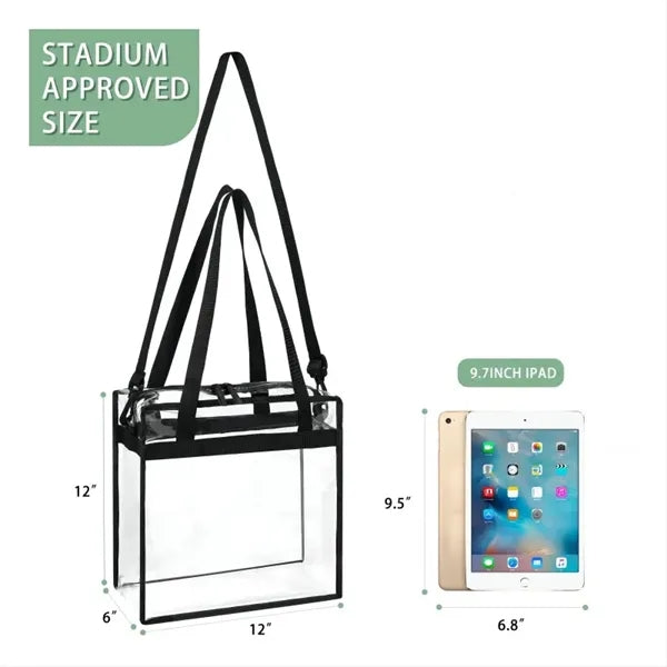 Clear Tote Bag Stadium Approved