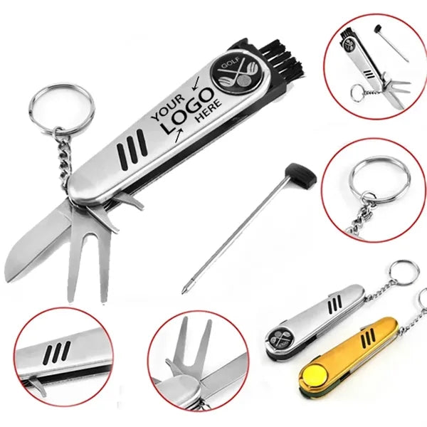 7-in-1 Stainless Steel Golf Tool Kit-Pocket & Portable