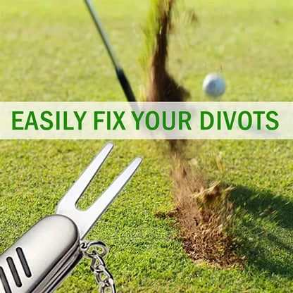 7-in-1 Stainless Steel Golf Tool Kit-Pocket & Portable