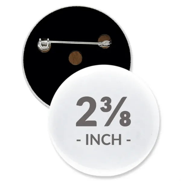 2 3/8 Inch Round Custom Buttons