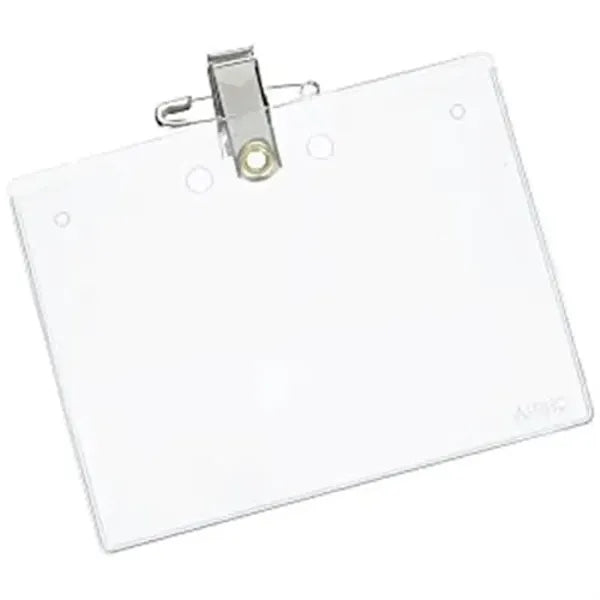 Badge Holder With Pin And Clip