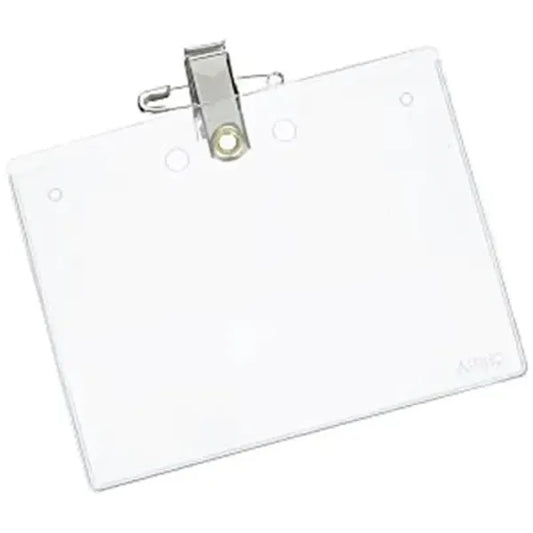 Badge Holder With Pin And Clip