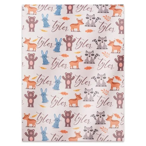 Custom Personalized Swaddle Blanket