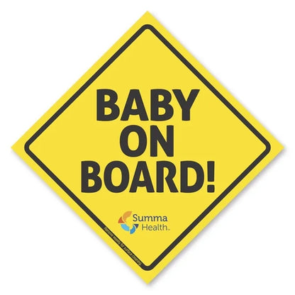 Car Sign Square Magnet 4 x 4