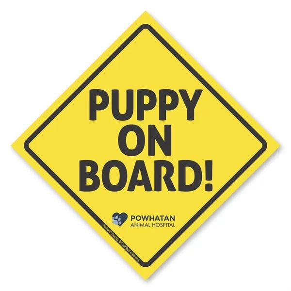 Car Sign Square Magnet 4 x 4