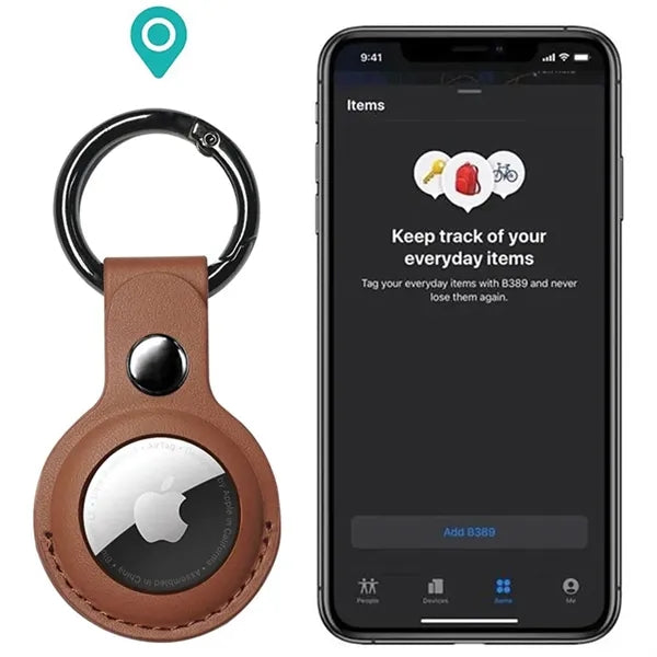 Protective Leather Case for Apple Air Tag