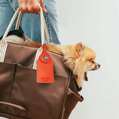 Luggage Tag with Airtag Holder