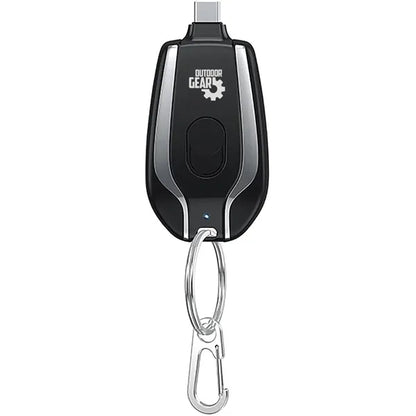 1500mAh Power Bank with Keychain for iPhone