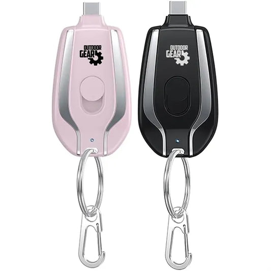 1500mAh Power Bank with Keychain for iPhone