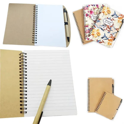 A5 Coil Journal Notebook With Pen