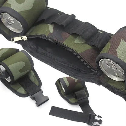 4-Pack Adjustable Waist Bottle Belt Bag With Tool Organizer