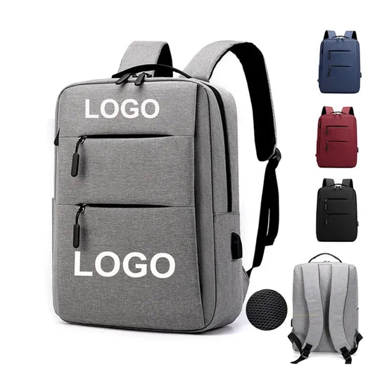 Unisex 15.6" Business Travel Laptop Backpack with USB Port