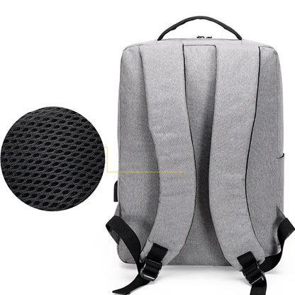 Unisex 15.6" Business Travel Laptop Backpack with USB Port