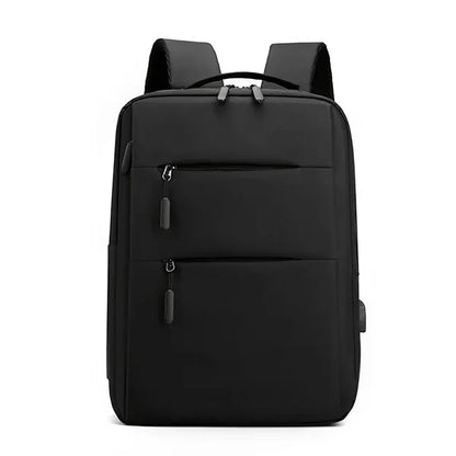 Unisex 15.6" Business Travel Laptop Backpack with USB Port