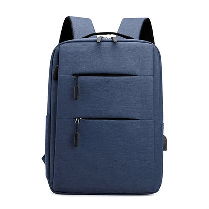Unisex 15.6" Business Travel Laptop Backpack with USB Port