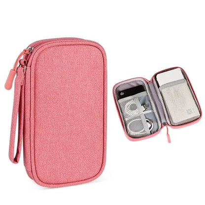 Waterproof Travel Electronic Cable Carry Pouch Organizer