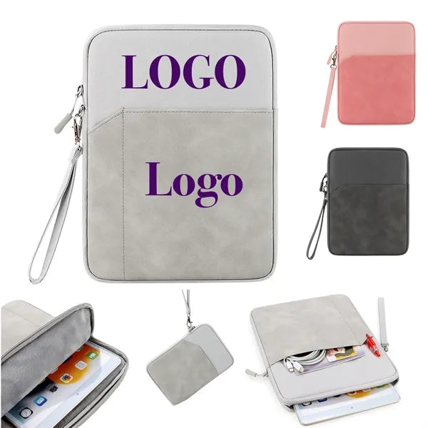 9.7-11" Shockproof Polyester Tablet Sleeve Bag With Handle
