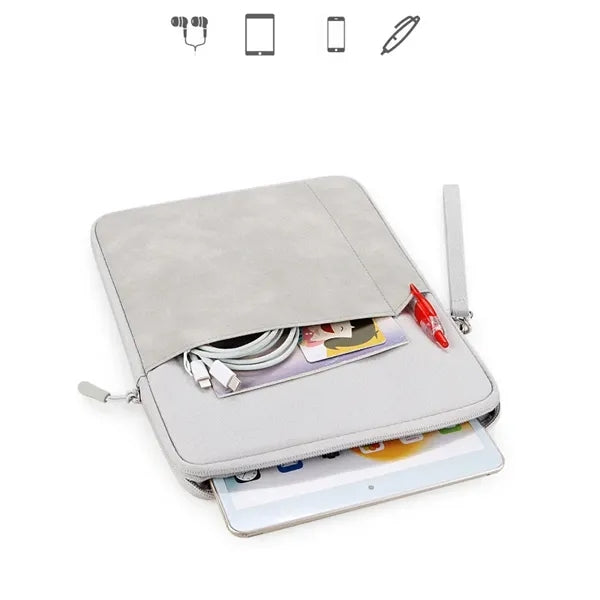 9.7-11" Shockproof Polyester Tablet Sleeve Bag With Handle