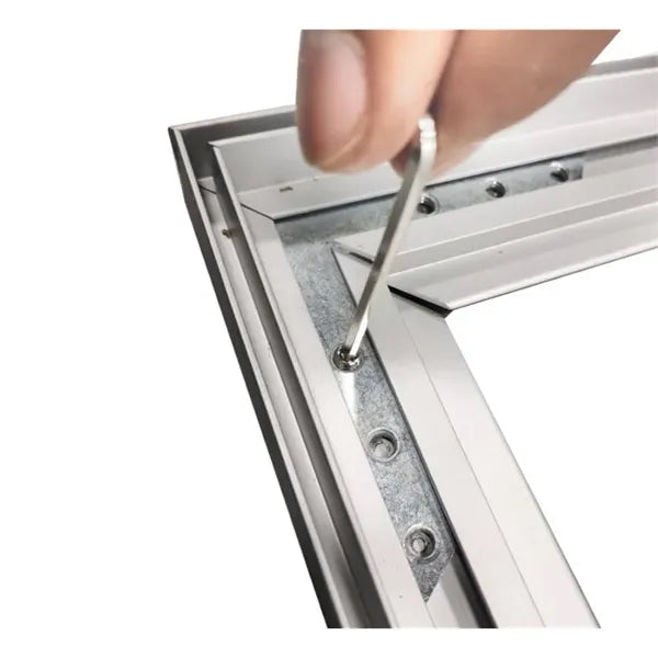 Floor Standing Sneeze Guard - SEG Clear Vinyl  (4ft x 6.5ft)
