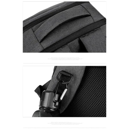 Large Capacity Expandable Business Backpack With USB Port