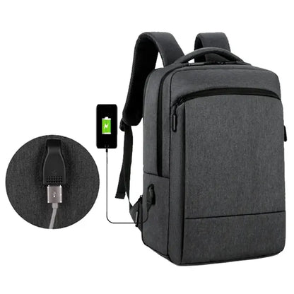 Large Capacity Expandable Business Backpack With USB Port