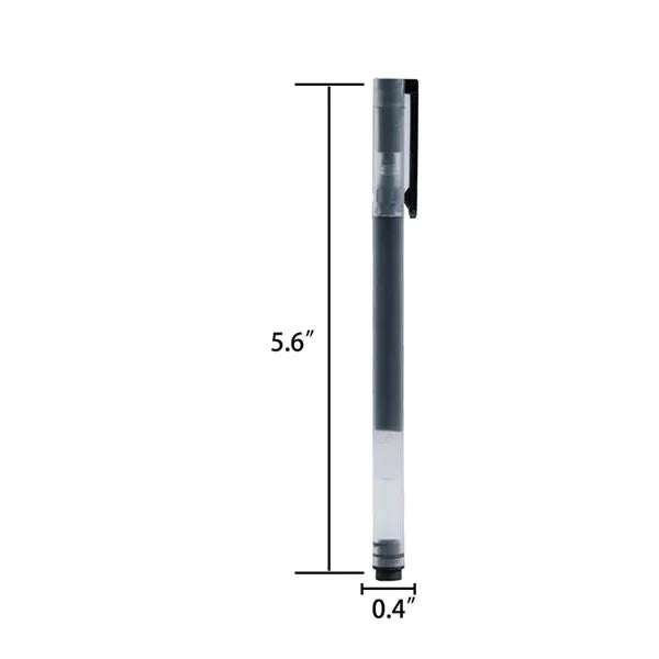 Transparent Ballpoint Gel Pen With Medium Point (0.5mm)