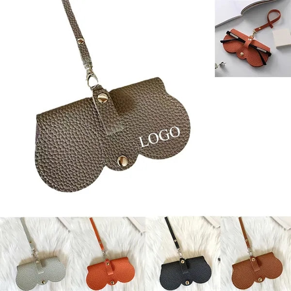 Soft Leather Sunglasses Bag