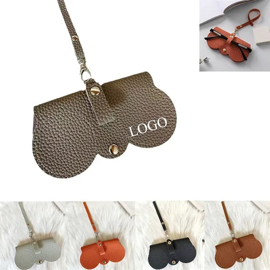 Soft Leather Sunglasses Bag