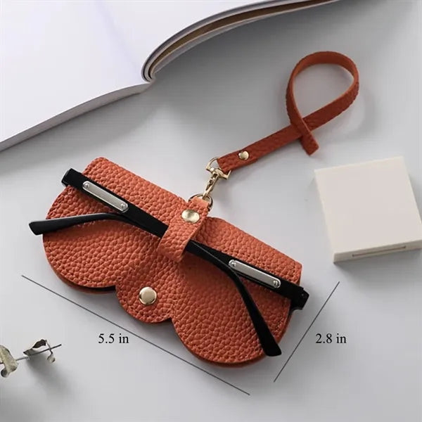 Soft Leather Sunglasses Bag