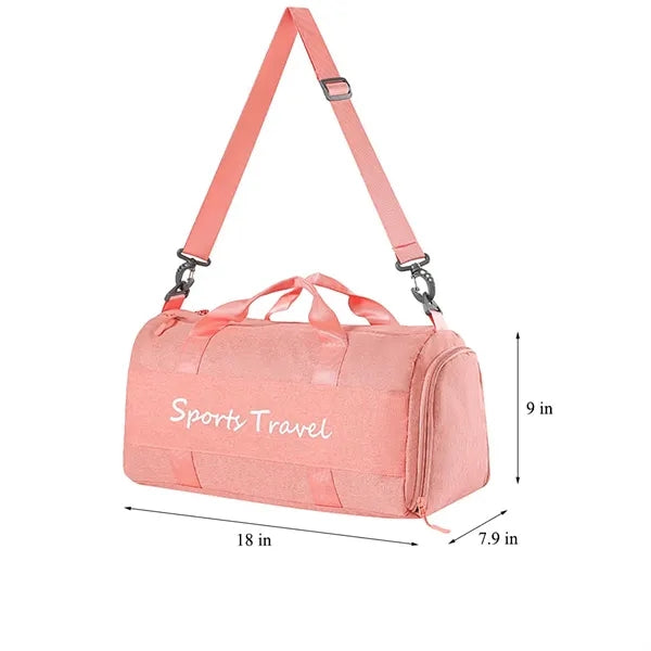 Large Gym Bag with Shoe Compartment