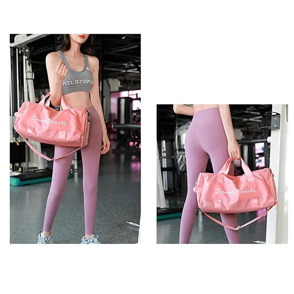 Large Gym Bag with Shoe Compartment